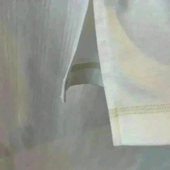 BESFLY WOMENS SOFT CREWNECK CUFFED SHORT SLEEVE TOP LIGHTWEIGHT OFF WHITE SIZE M - Picture 6 of 9